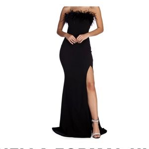 Windsor strapless floor length gown